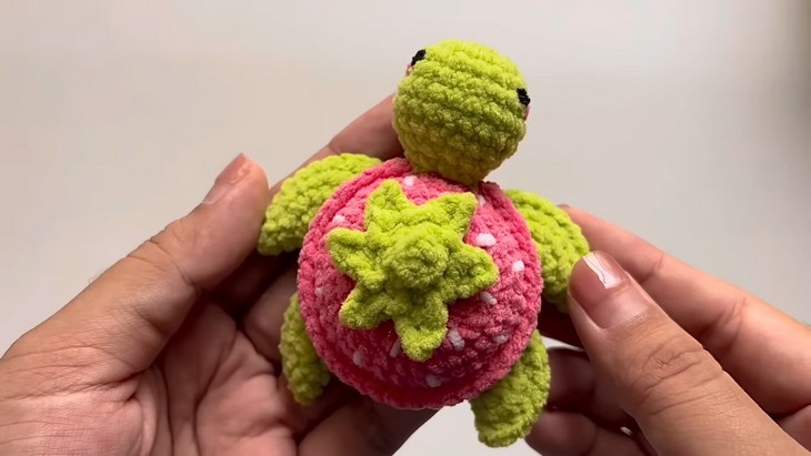 Crochet Fruit Baby Turtles (2)