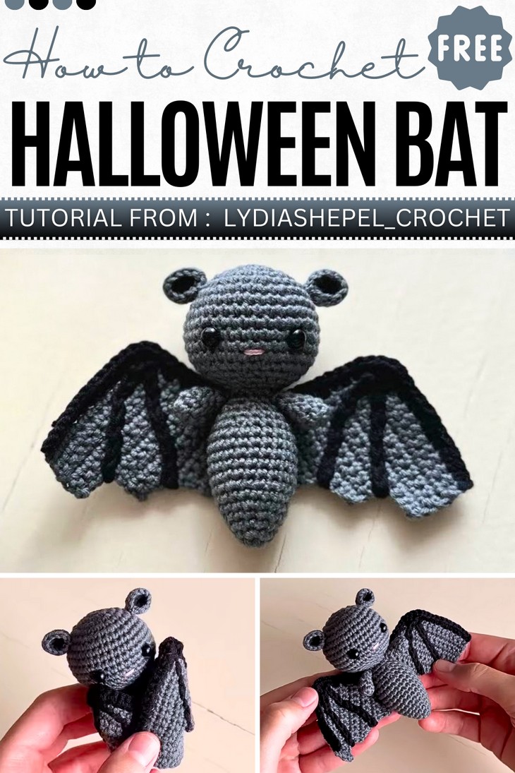 Crochet Halloween BAT