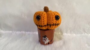 How to Crochet Pumpkin in Plant Pot Amigurumi for Halloween