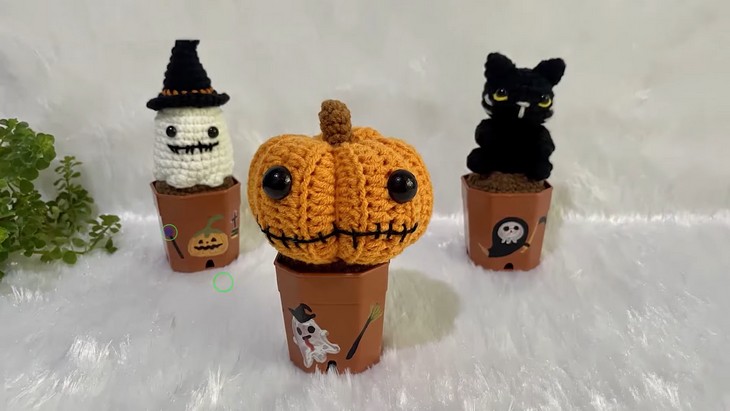 Crochet Halloween Pumpkin (3)