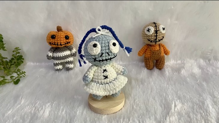 Crochet Halowen Doll Amigurumi (1)