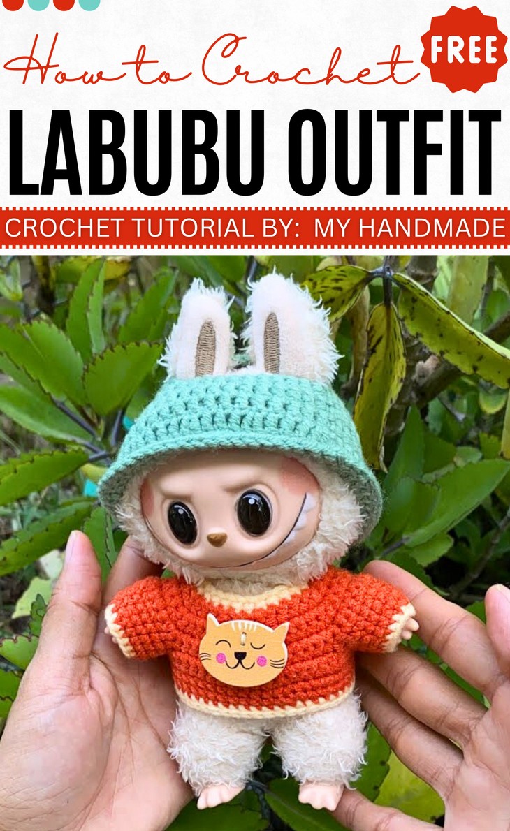 Crochet Labubu Outfit For Falls