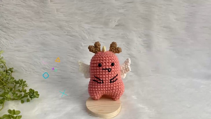 Crochet Little Dragon (2)