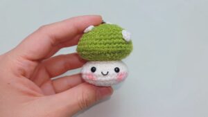 How to Crochet Kawaii Mushroom Keychains for Fall & All Year Round