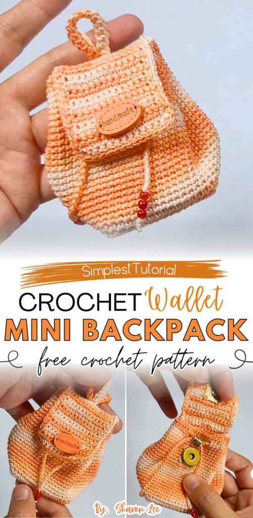 Crochet Mini Backpack Wallet Pattern