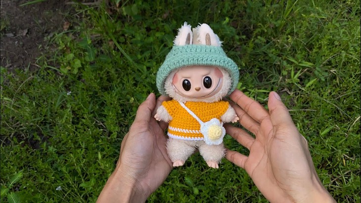 Crochet Mini Labubu Shirt