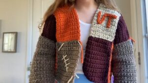 How to Crochet Autumn Patchwork Cardigan for All AGES