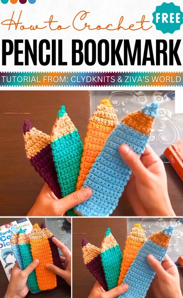 Crochet Pencil Bookmark