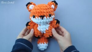 How to Crochet Cute Fox Plushie for Autumn (Plush Fox Doll)