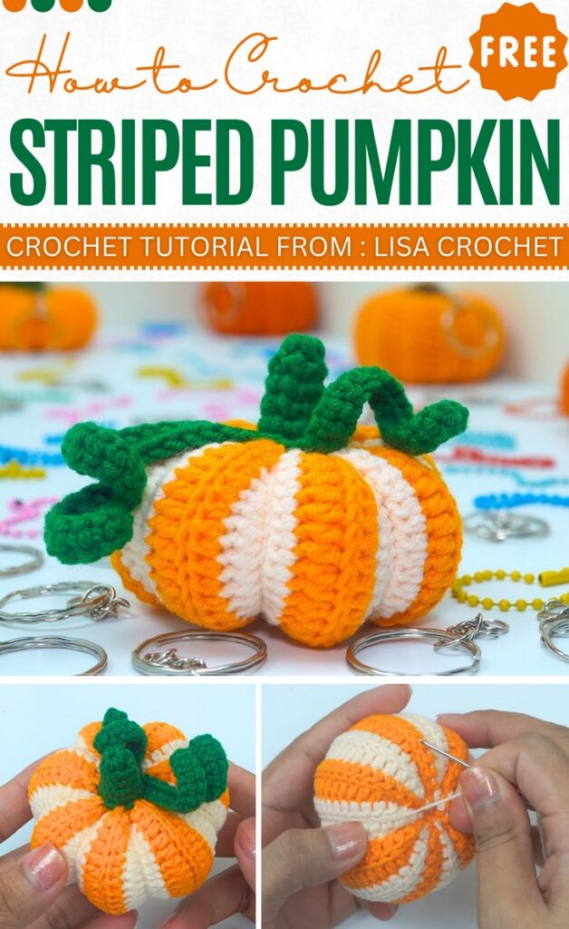 Crochet Striped PUMPKIN Pattern