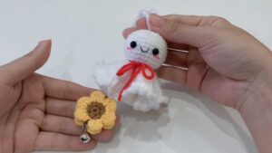 How to Crochet Cute Japanese Weather Doll Ghost for Halloween