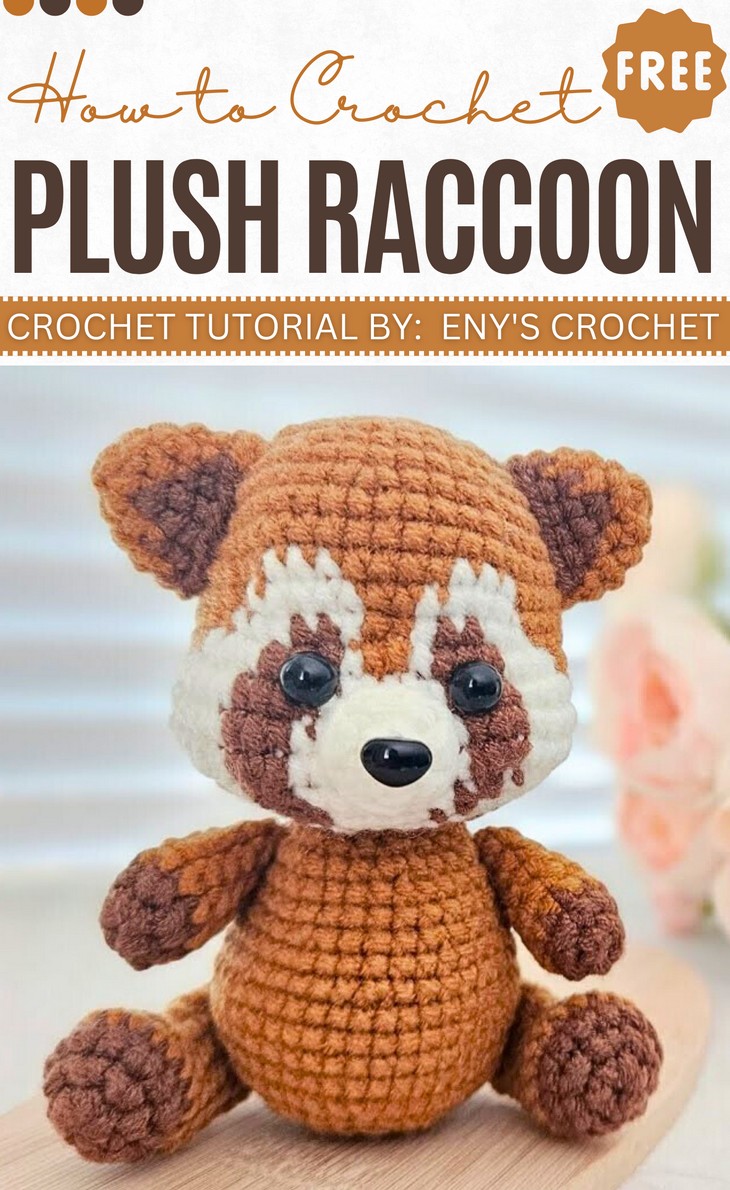 Crochet racoon Amigurumi Pattern