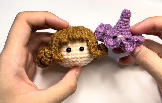 Crochet witch amigurumi