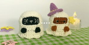 How to Crochet Cat in Halloween Costume Amigurumi (Black & Brown Cat)