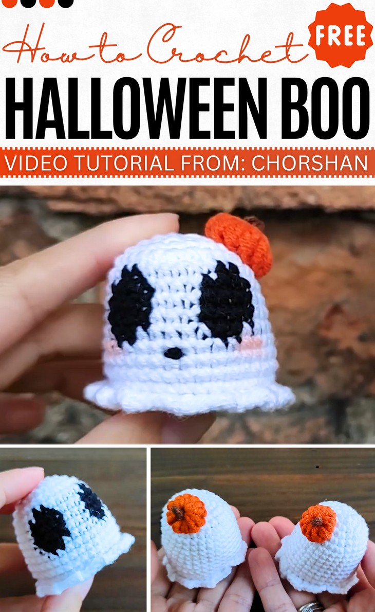 Crochet Halloween Boo Amigurumi pattern