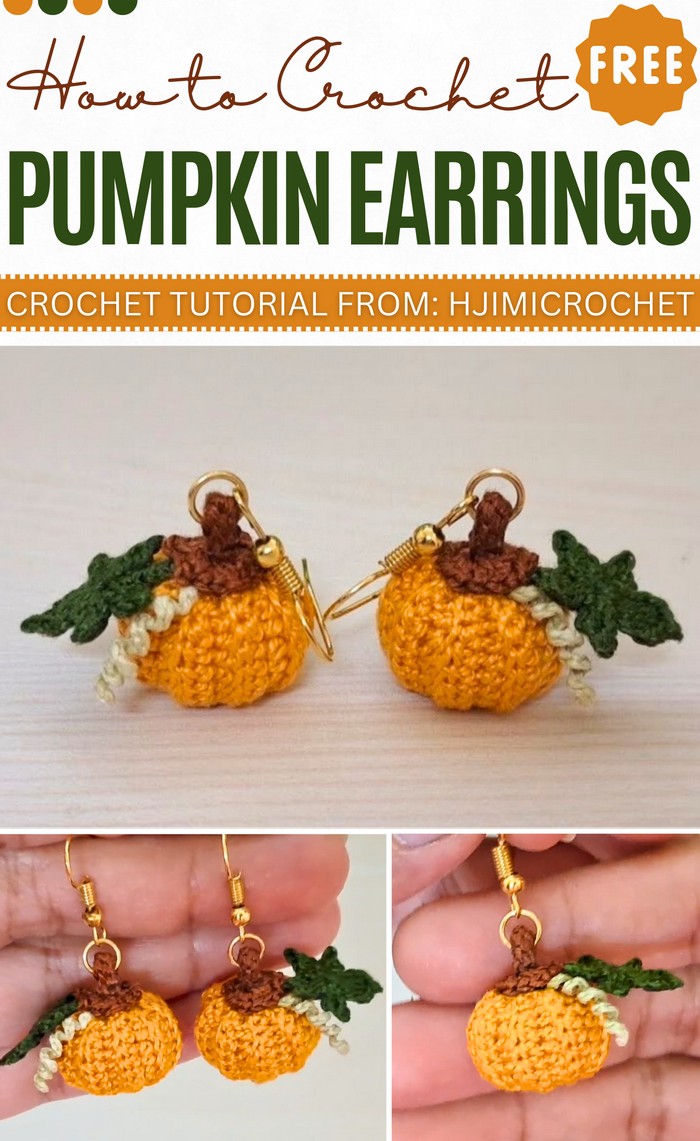 PUMPKIN EARRINGS