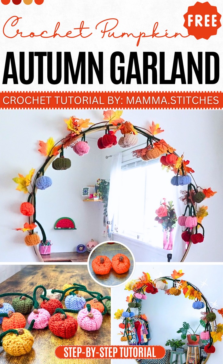 Pumpkin Garland Pattern For Falls