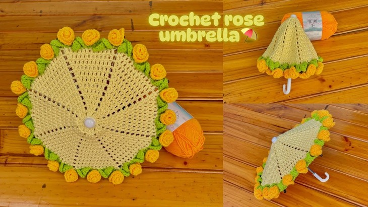 Rose Umbrella For falls (1)