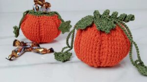How to Crochet Pumpkin Pouch – Easy Candy Pouch Tutorial
