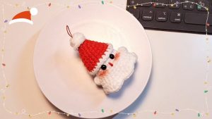How to Crochet Santa Claus Hat for Christmas Amigurumi (Christmas Ghost)