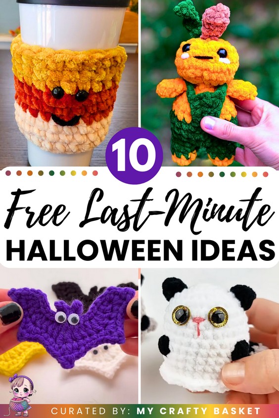 CROCHET LAST-MINUTE HALLOWEEN PATTERNS