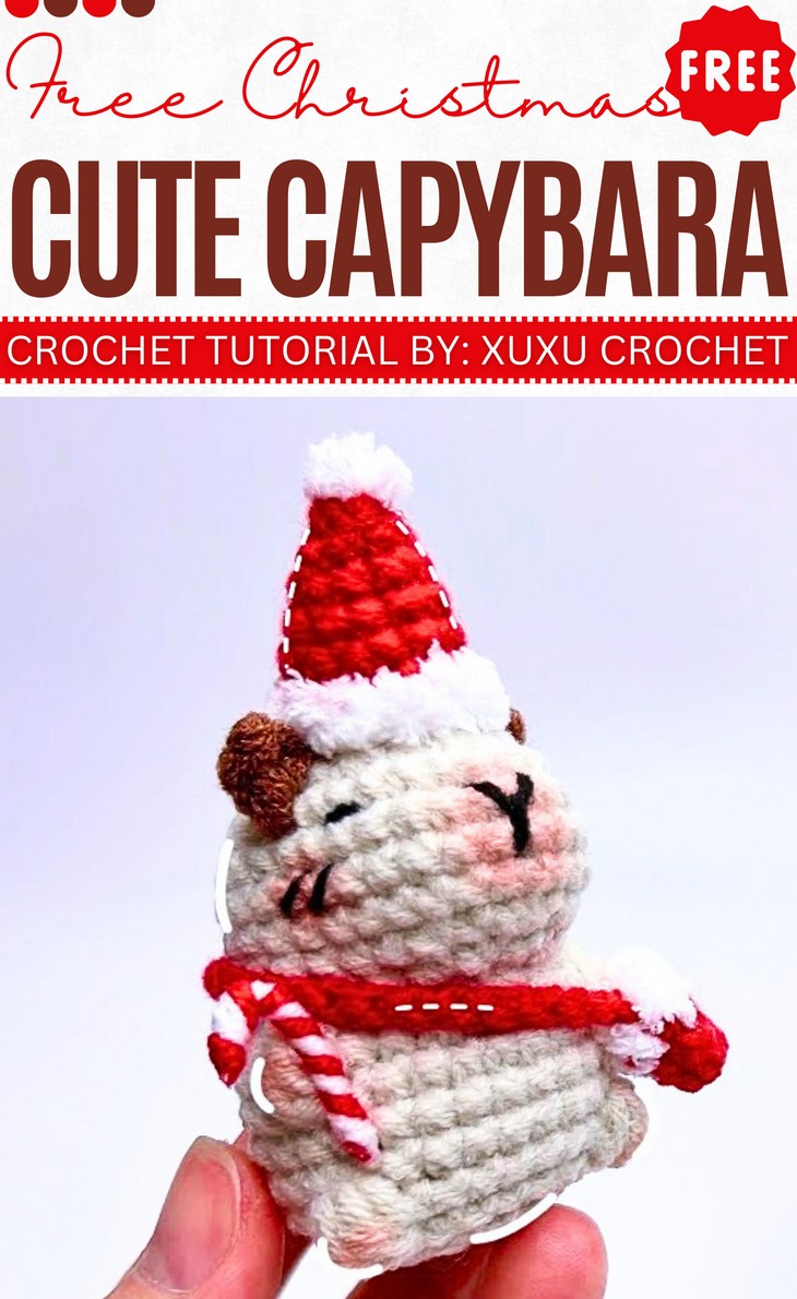 Christmas Cute Capybara