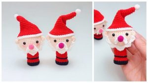 How to Crochet Santa Clause Puppet For Christmas