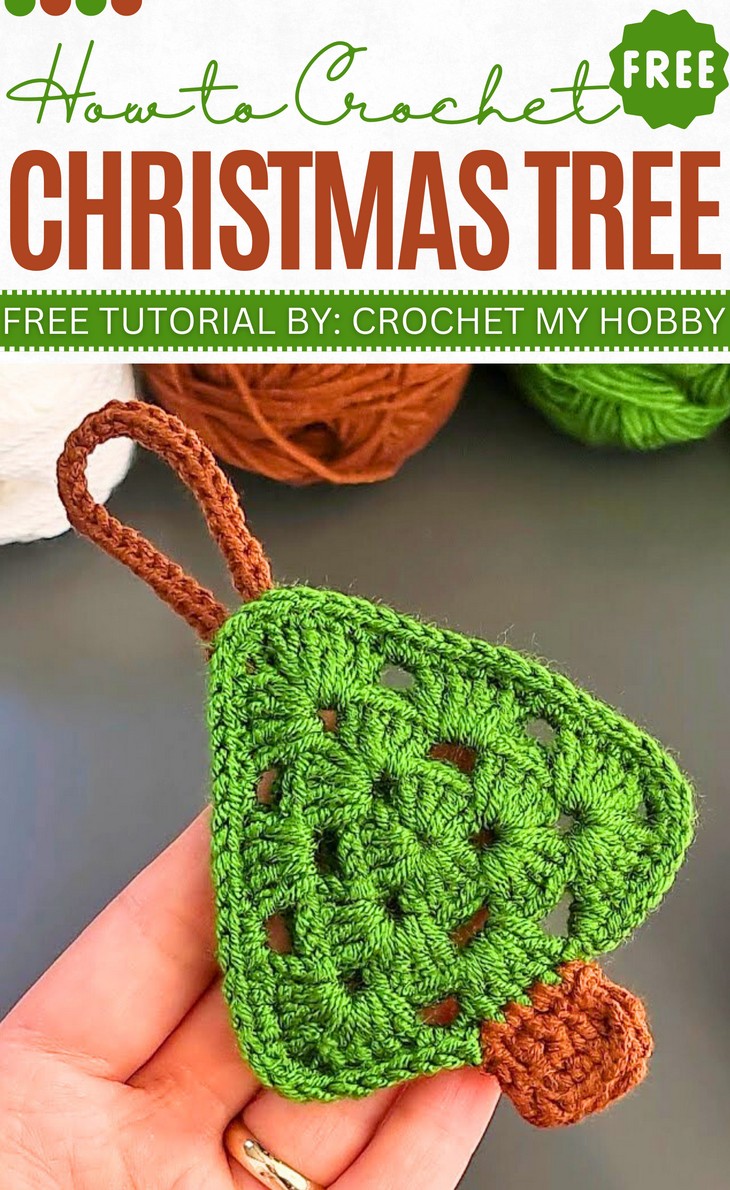 Flat Christmas Bag Charm Trees