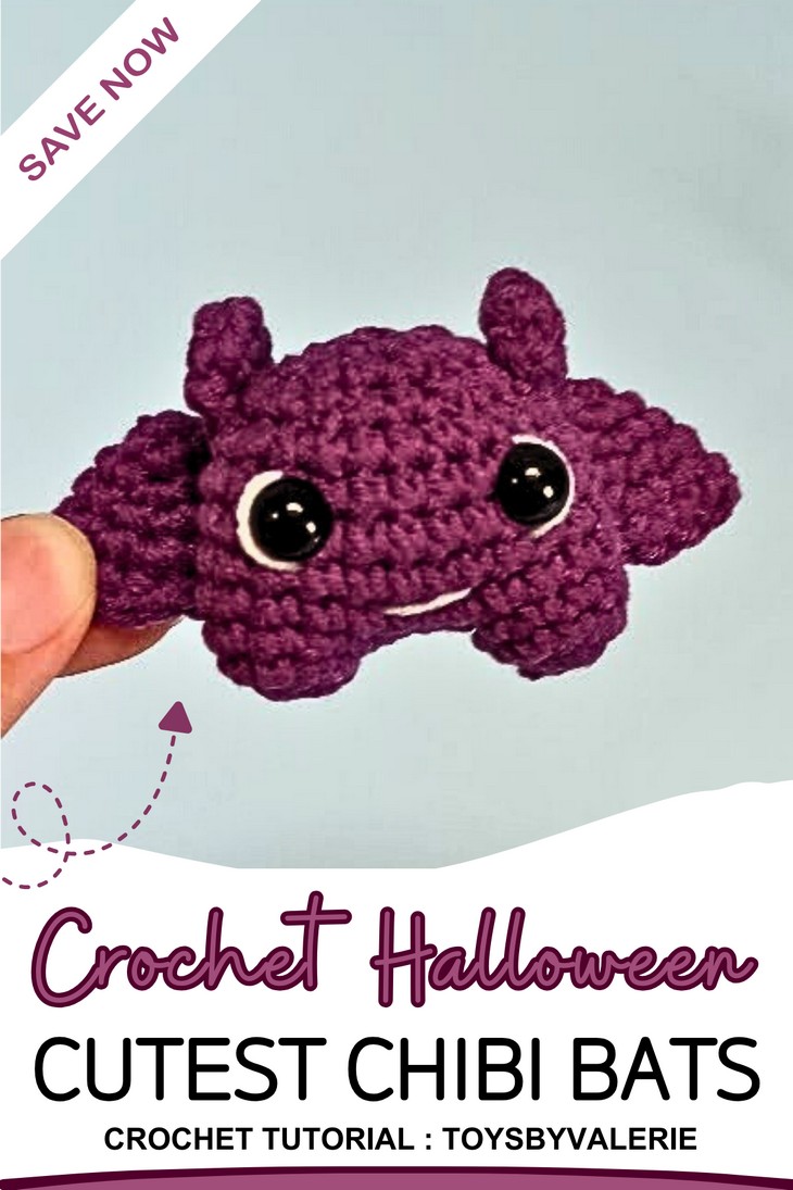 Crochet Halloween Cutest Chibi Bats