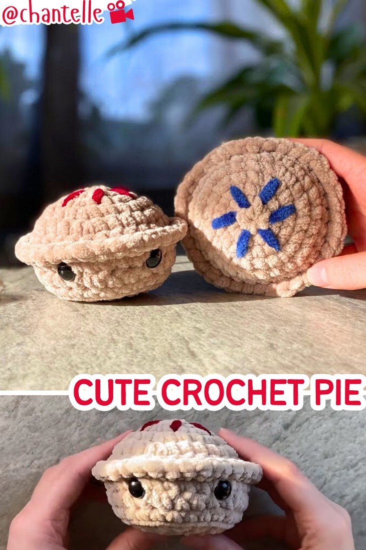Cute Crochet Pie