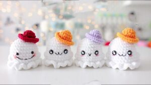 How to Crochet Kawaii Boo Ghost Plushie for Last-Minute Gifting