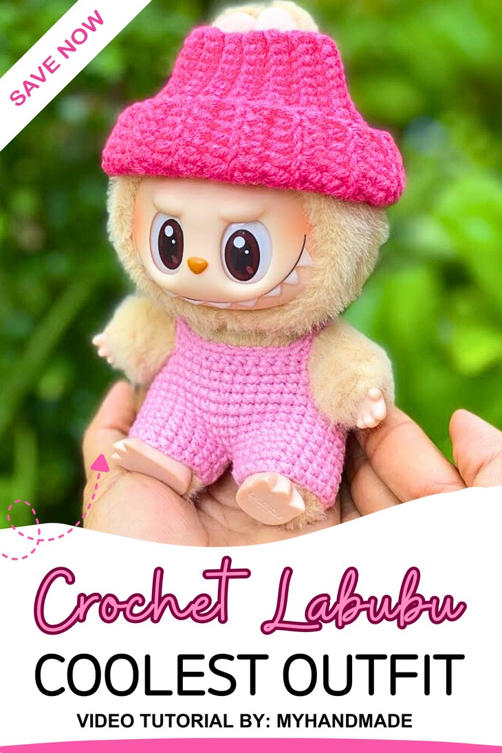 How to crochet overalls outfit for (3)