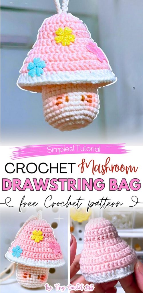 Mashroom Drawstring Bag