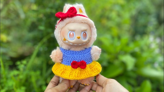 crochet Labubu dresses