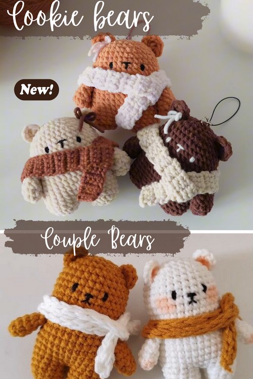 crochet bears