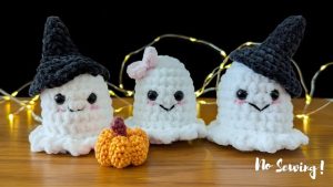 6 Free Crochet Boo Ghost Amigurumi Patterns for Halloween