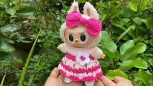 8 Free Crochet Labubu Dress Patterns (Outfit & Accessory Sets)