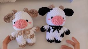 6 Free Crochet Easy Plushie Patterns (Kawaii Dolls & Chibi)