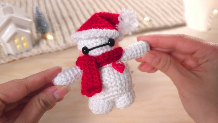 Christmas Baymax Amigurumi - (1)