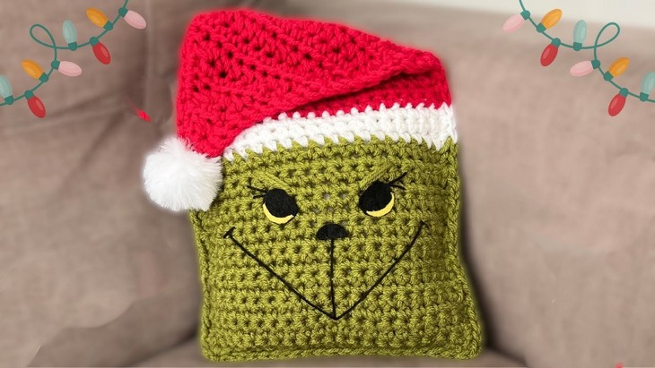 Christmas Grinch cushion Pattern (1)