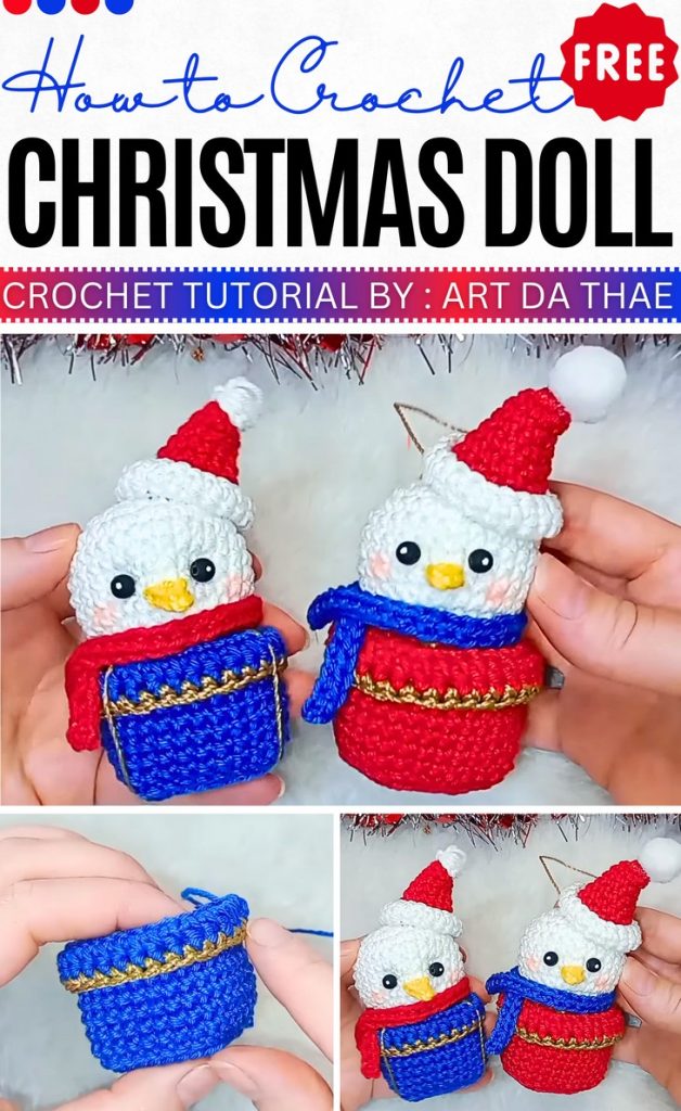 Crochet CHRISTMAS Doll Free (1)