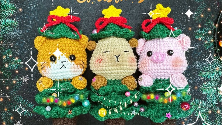Crochet Christmas Tree Amigurumi Free 6 (1)