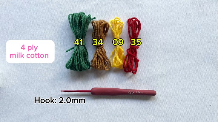 Crochet Christmas Tree Keychain (3)