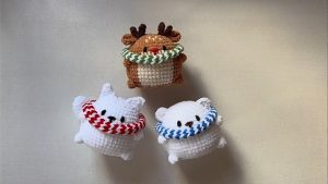 How to Crochet Chubby Animal Plushies (Reindeer, Bear & Fox)