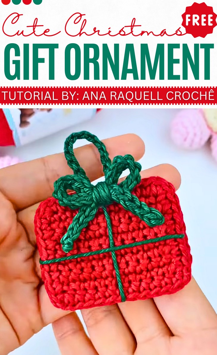 Cute Christmas Gift Ornament & Applique (1)