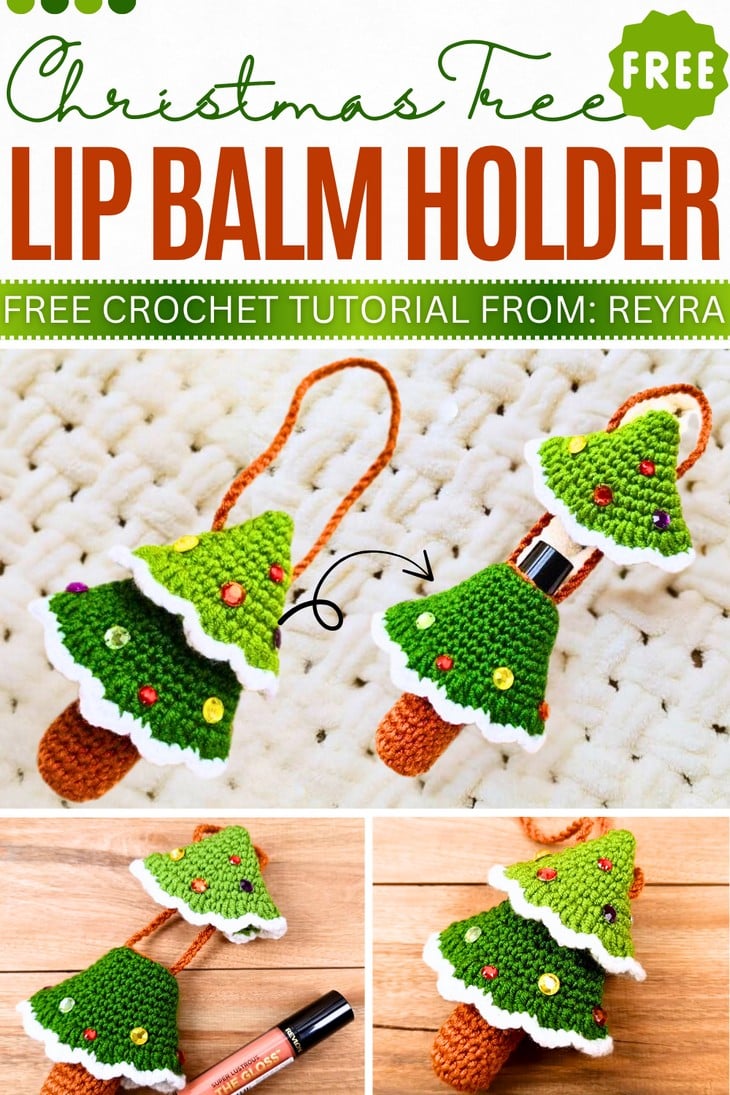 Free Christmas Tree Lip balm holder (1)