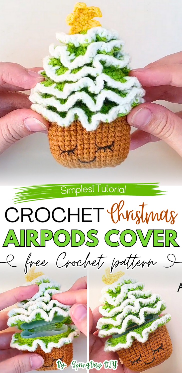 How To Crochet Airpods Case Cover _ Amigurumi Tutorial (3)