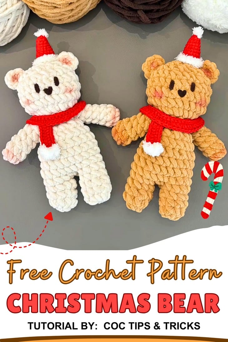 How to Crochet 2 Cute Teddy Bears (4)