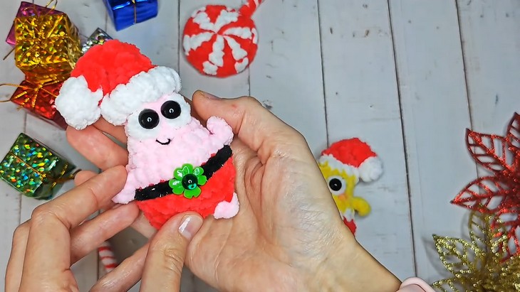 How to Crochet Christmas Dolls From Sponge bob Square Pants 243
