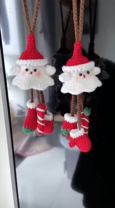 How to Crochet Christmas Ghost ornament (6)